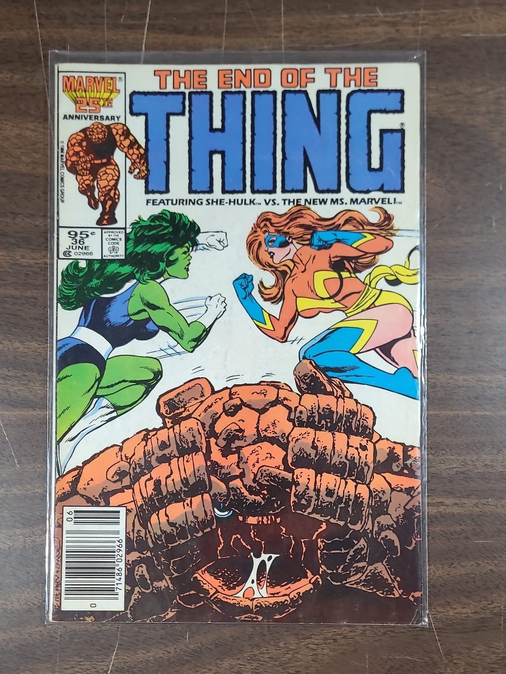 Marvel The End Of The Thing Comic Book #36 June 1986 Bagged